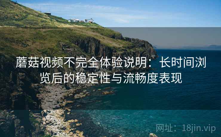 蘑菇视频不完全体验说明：长时间浏览后的稳定性与流畅度表现