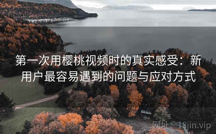 第一次用樱桃视频时的真实感受:新用户最容易遇到的问题与应对方式 第一次用樱桃视频时的真实感受:新用户最容易遇到的问题与应对方式