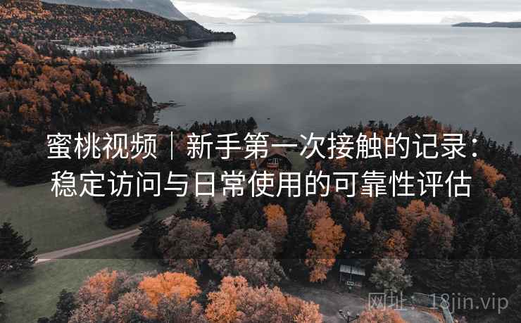蜜桃视频｜新手第一次接触的记录：稳定访问与日常使用的可靠性评估