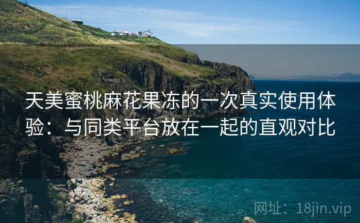 天美蜜桃麻花果冻的一次真实使用体验：与同类平台放在一起的直观对比